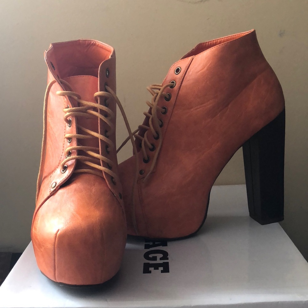 Burnt orange boots